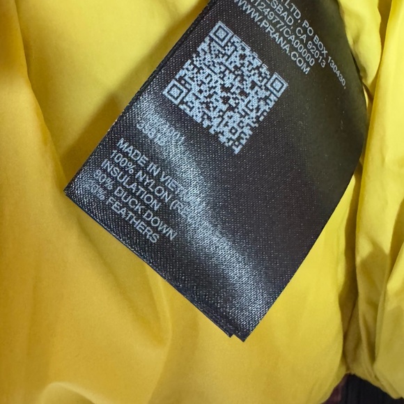 Prana Vest Emerald Valley‎ Fall Daze Multicolor Puffer Full Zip Hooded Down Warm - Picture 6 of 7